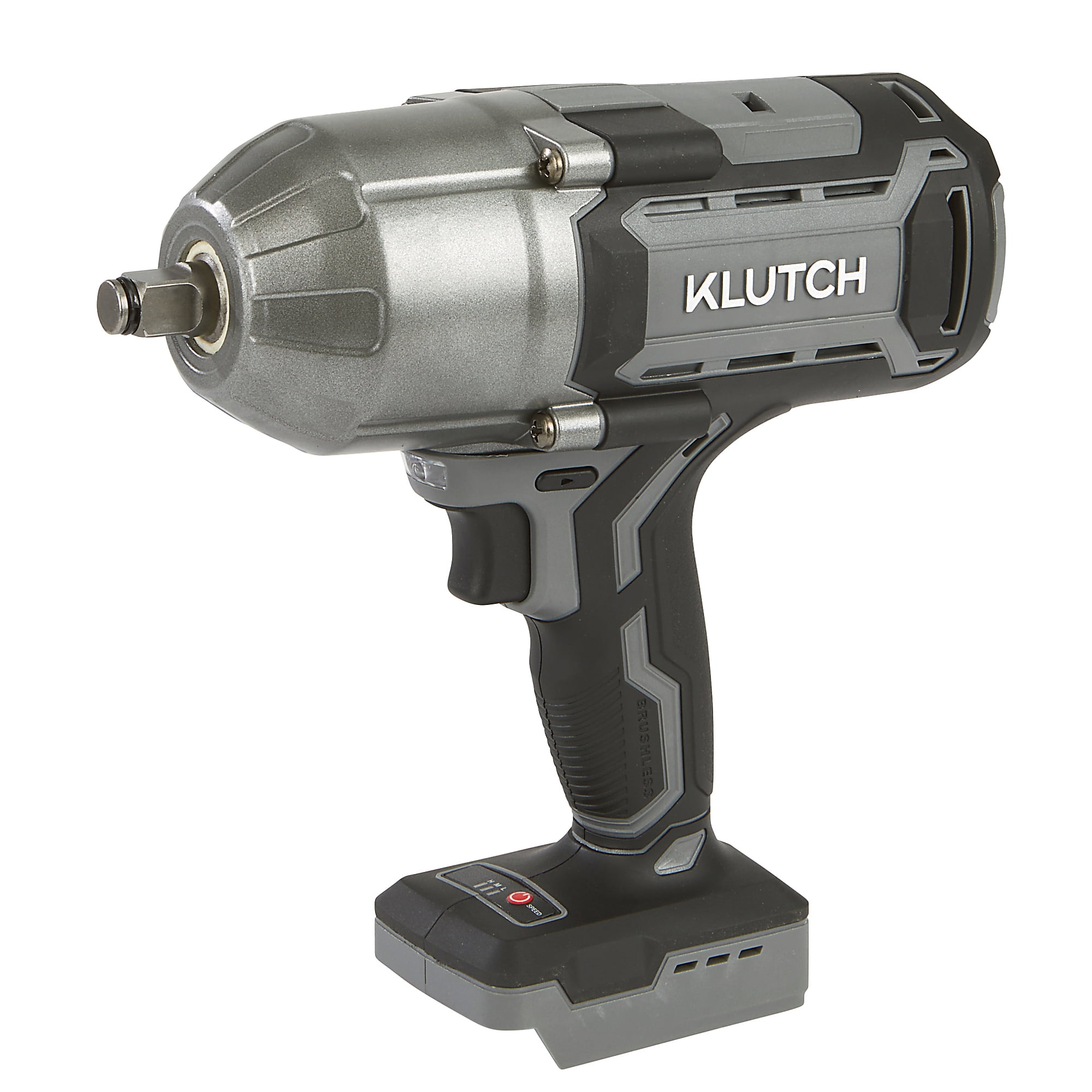 Klutch 1/2in. High-Torque Impact Wrench, KLiQ 20V, 1000 Ft./Lbs. Breakaway Torque, Brushless, Cordless, Bare Tool