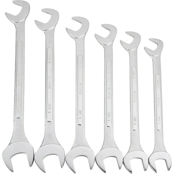 Klutch Jumbo Angle Wrench Set, 6-Pc., SAE