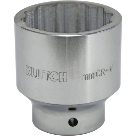 Klutch Jumbo Socket, Metric, 54mm, 3/4in.-Drive, 12-Pt.