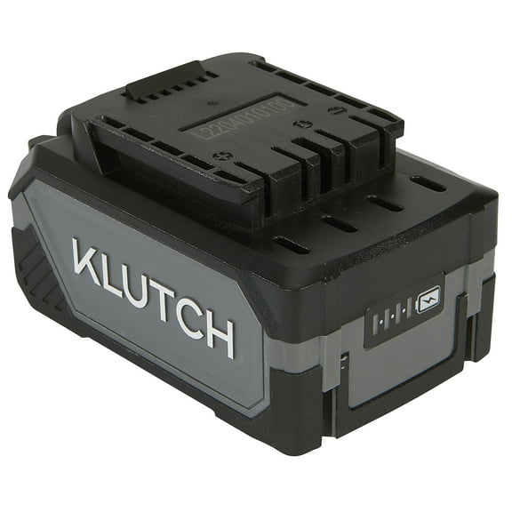 Klutch KLiQ 20V, 4.0Ah Lithium-Ion Battery Pack, Cordless Power Tool Battery