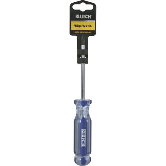 Klutch Phillips Screwdriver, #2 x 4in.