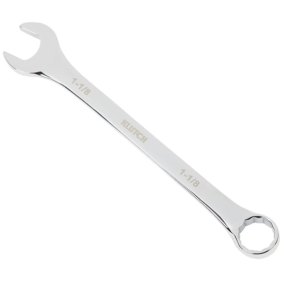 Klutch SAE Combination Wrench, 1-1/8in. x 12.4in.