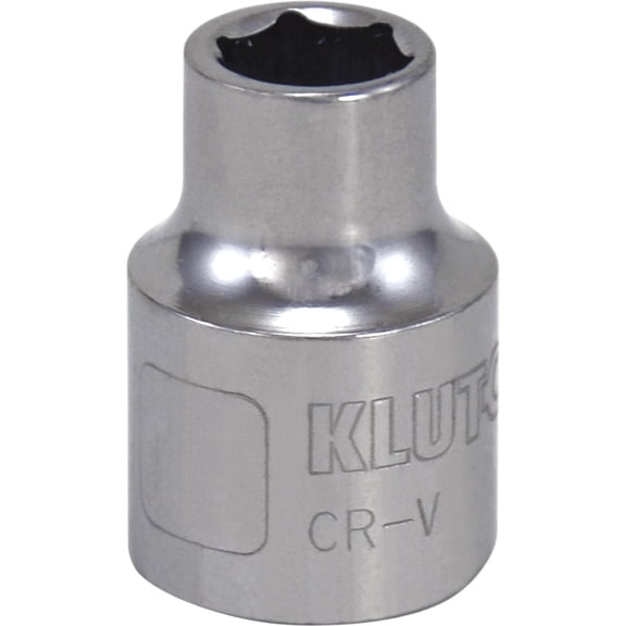 Klutch Socket, Metric, 10mm, 3/8in.-Drive, 6-Pt.