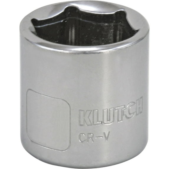 Klutch Socket, Metric, 21mm, 3/8in.-Drive, 6-Pt.