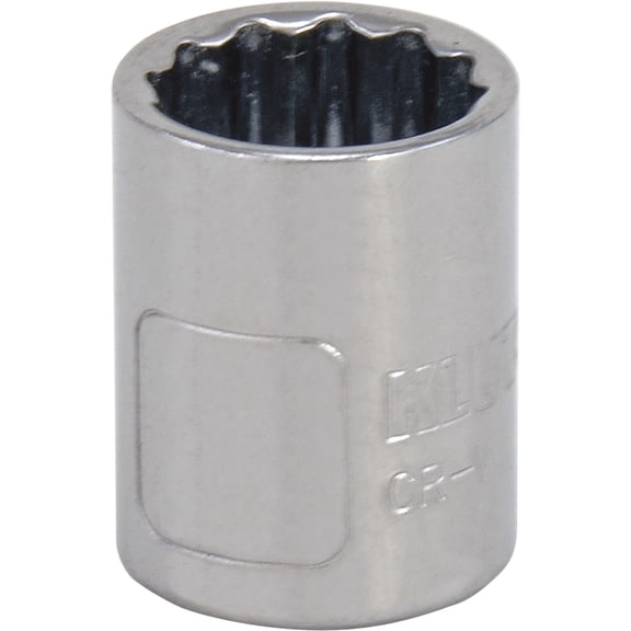 Klutch 3/8in.-Drive Socket, 12-Pt., SAE, 5/8in., Chrome Vanadium Steel