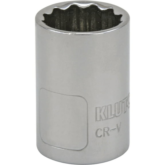 Klutch Socket, SAE, 9/16in., 1/2in.-Drive, 12-Pt.