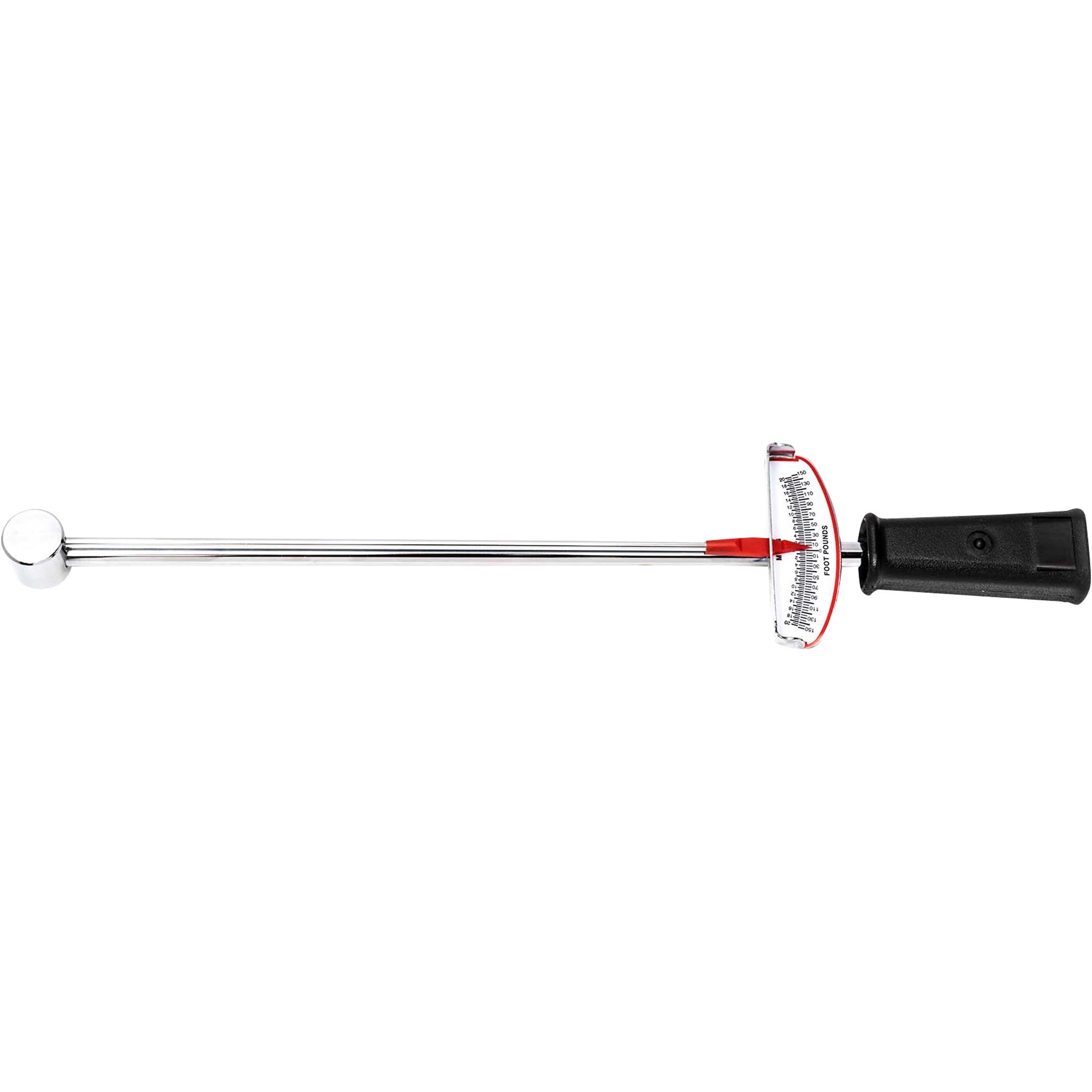 Klutch Torque Wrench, 1/2in. Drive, 0150 Ft.Lbs. Torque Range