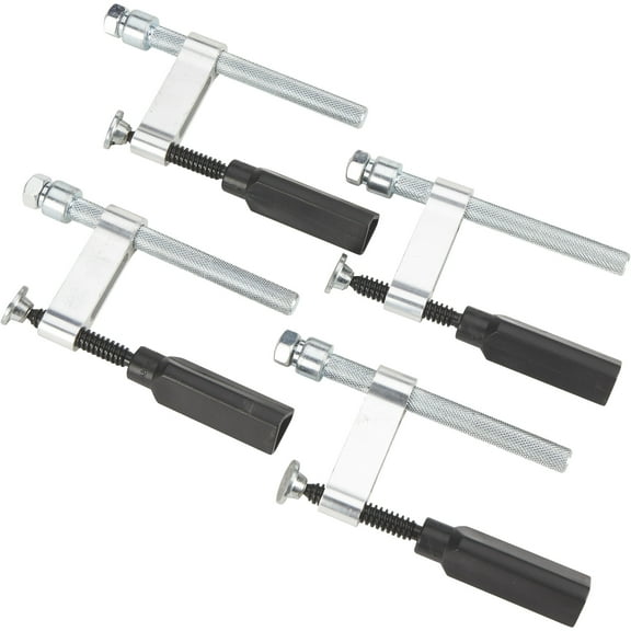 Klutch Welding Table Clamp Kit, 4-Pc.