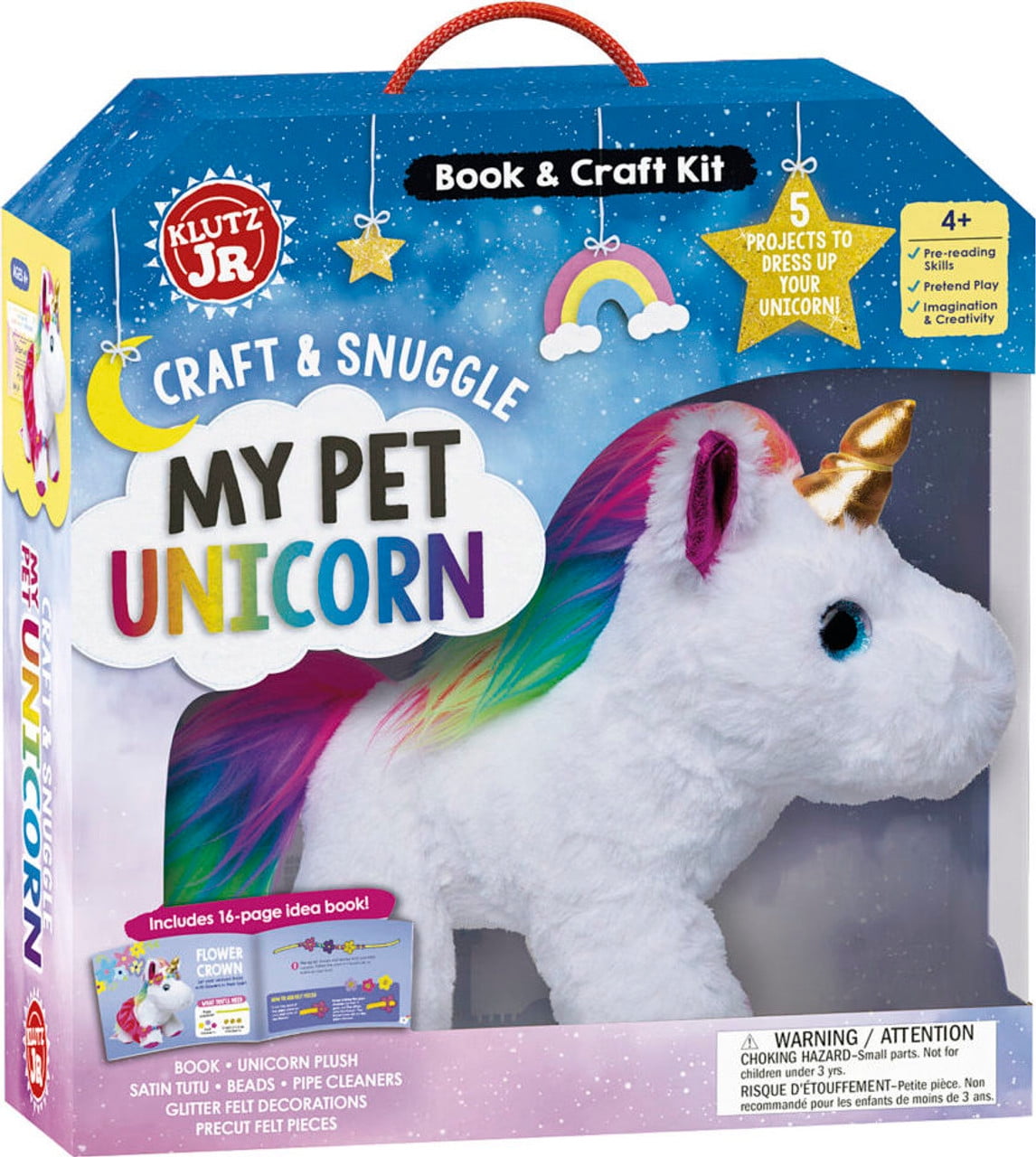 Klutz Jr. Craft & Snuggle: My Pet Unicorn Book & Craft Kit