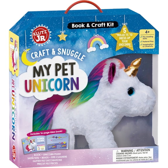 Klutz Jr. Craft & Snuggle: My Pet Unicorn Book & Craft Kit