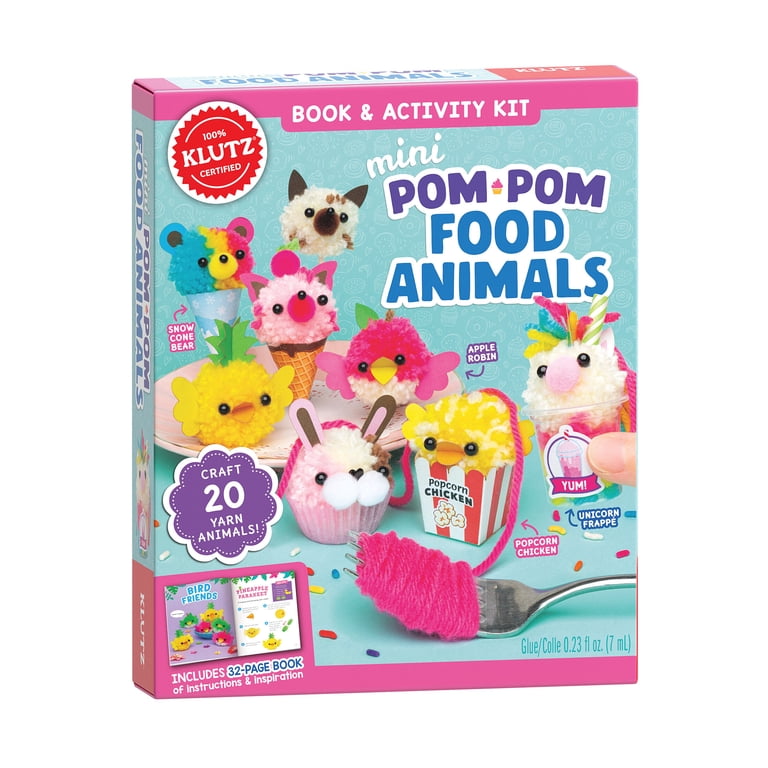 Klutz Mini Pom-Pom Food Animals - Walmart.com