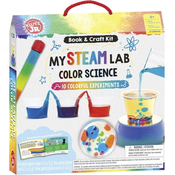 My STEAM Lab: Color Science Book & Craft Kit by Klutz Press