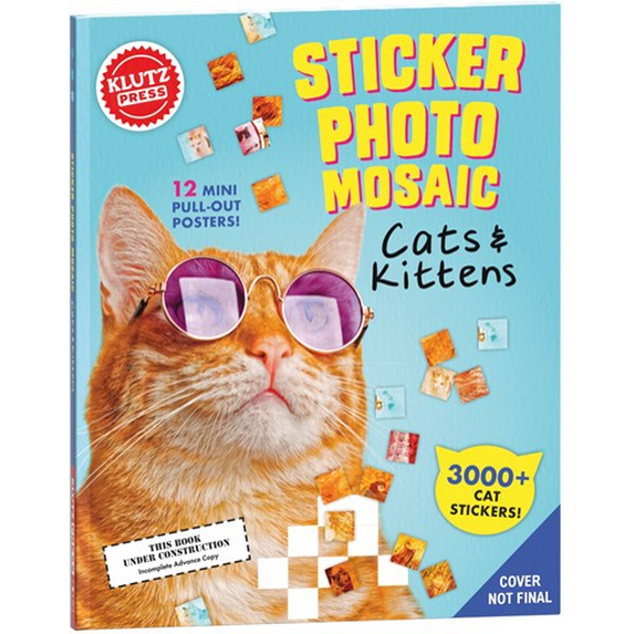 Sticker Photo Mosaic: Cats and Kittens