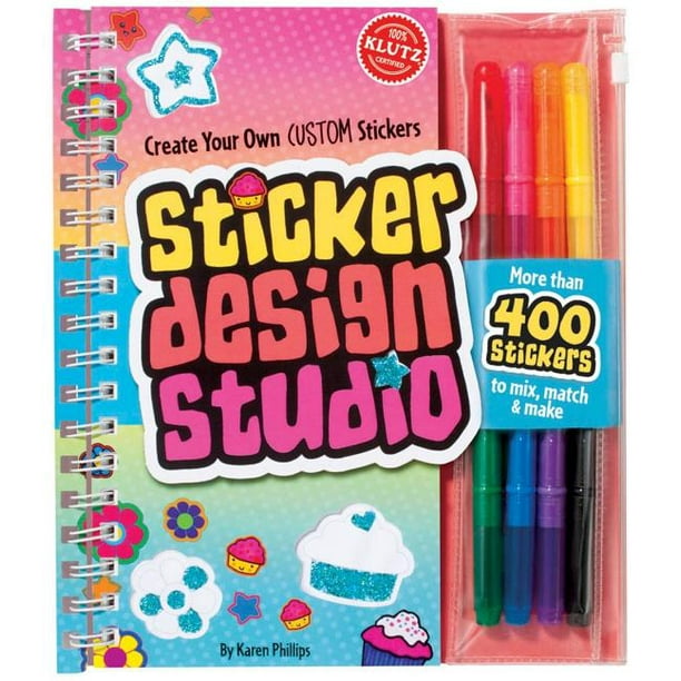 Klutz Sticker Design Studio Create Your Own Custom Stickers (Other