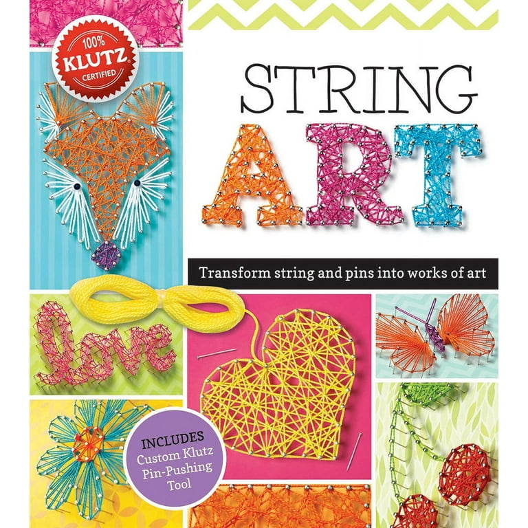 Klutz, String Art Kit, Includes 360ft Thread, 20 Projects for Kids