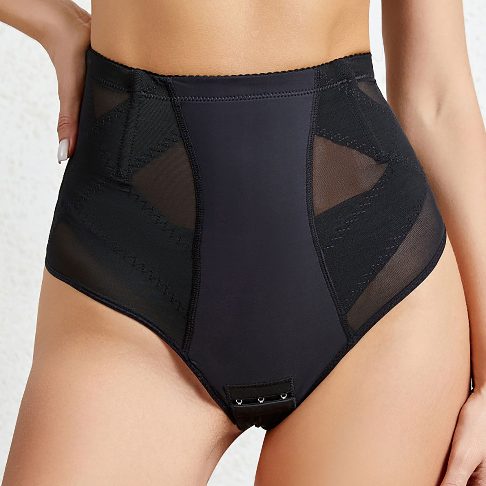 Women's Tummy Control Shapewear Panties - High Waisted Shaper With Lace & Steel Bones | No Roll Design