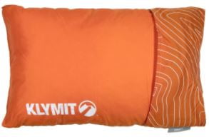 Klymit Drift Camp Large Outdoor Pillow, 23x16x6.5in, Orange