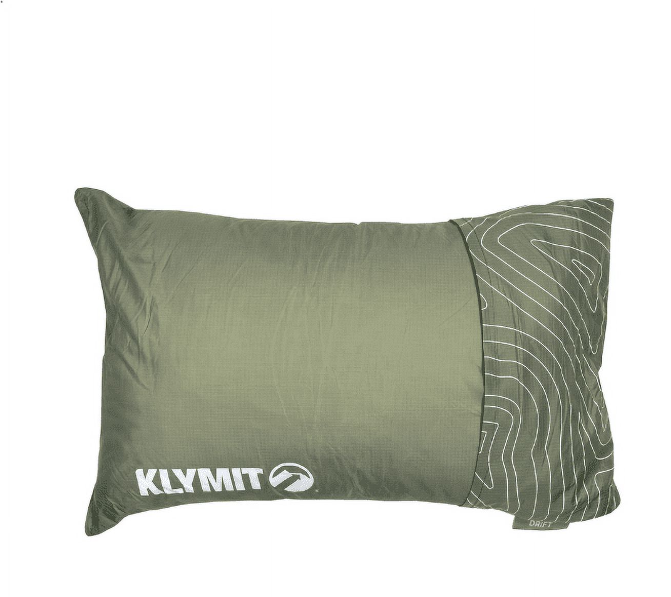 Klymit s Drift Camp Outdoor Camping Pillow 18x12 inches Green Walmart