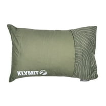 Klymit Drift Camp Pillow, Memory Foam Travel & Camping Pillow with Water-Resistant Cover, Regular, Green