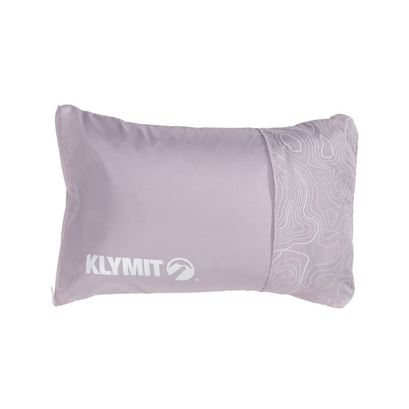 Klymit Drift Camp Pillow, Memory Foam Travel & Camping Pillow with Water-Resistant Cover, Regular, Orchid