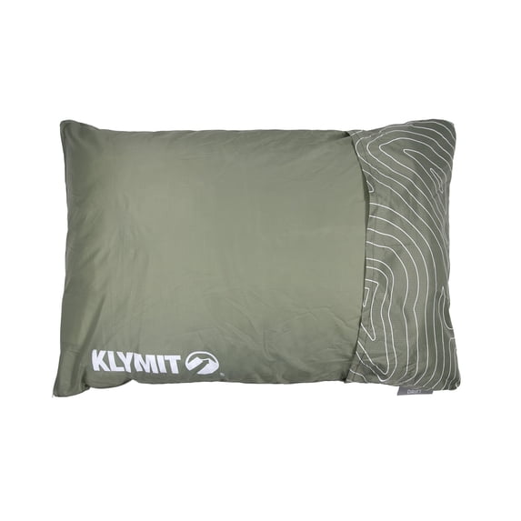 Klymit Drift Summit Camp Pillow, Memory Foam Camping & Travel Pillow with Water-Resistant Cover, Large