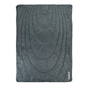 Klymit Horizon Travel Blanket Lightweight Durable Camping Blanket, Gray