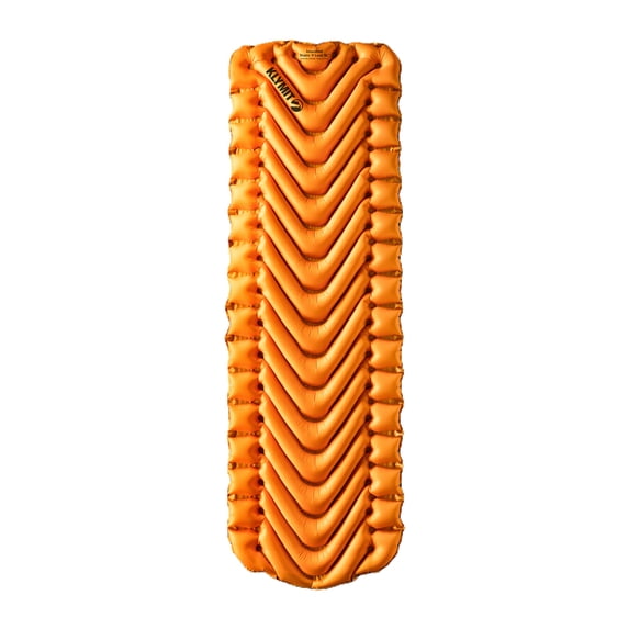 Klymit Insulated Static V Lite Sleeping Pad, Ultralight 4-Season Inflatable Air Mattress for Camping & Backpacking, Mango