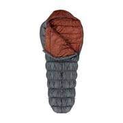 Klymit KSB 20XL Outdoor Camping Sleeping Bag, 20 Degrees, Gray/Brick Red, XL