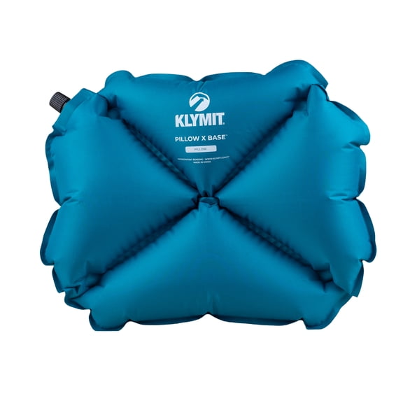 Klymit Pillow X Base Inflatable Lightweight Camping Pillow for Backpacking and Travel