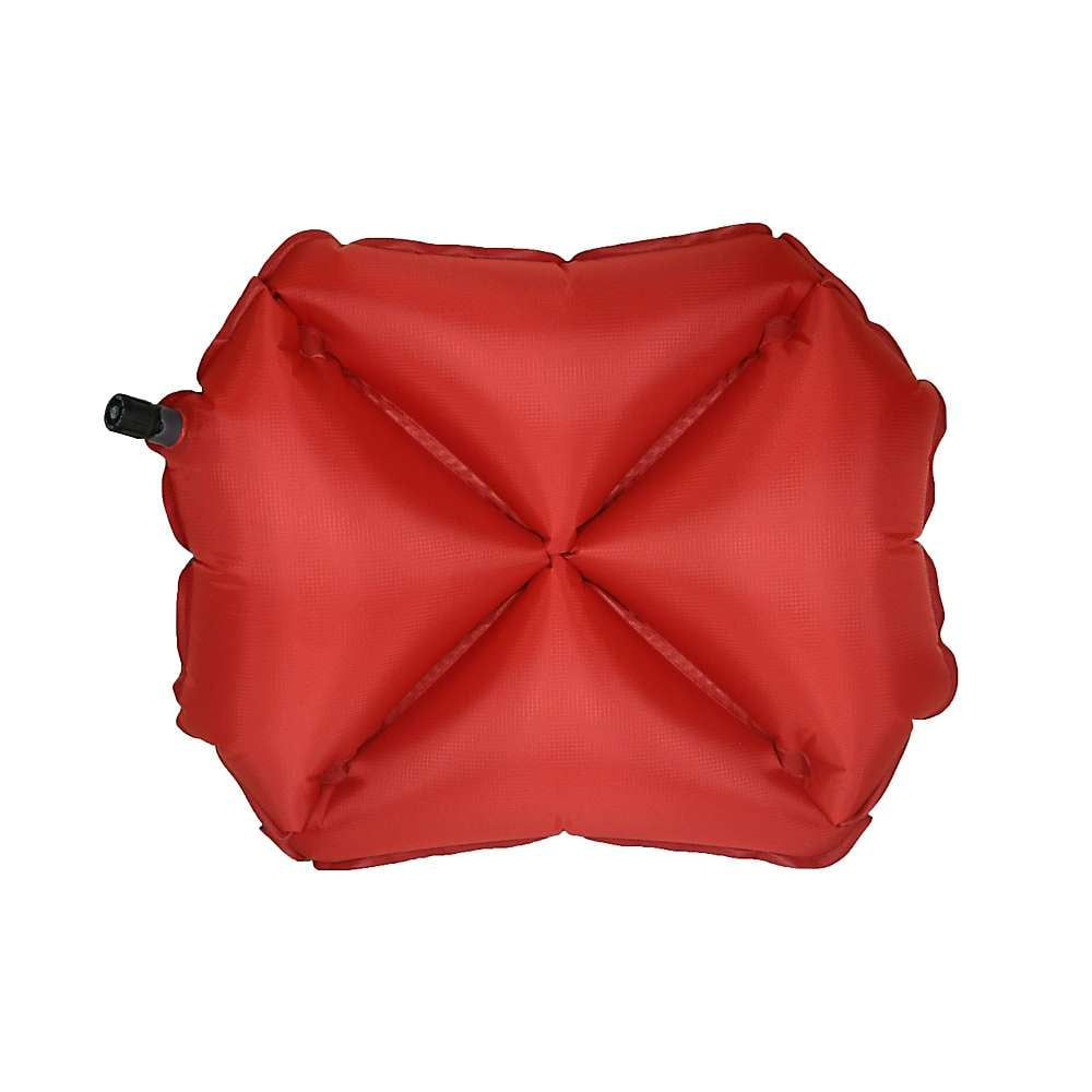 Red Inflatable Ultralight Travel Camping Pillow