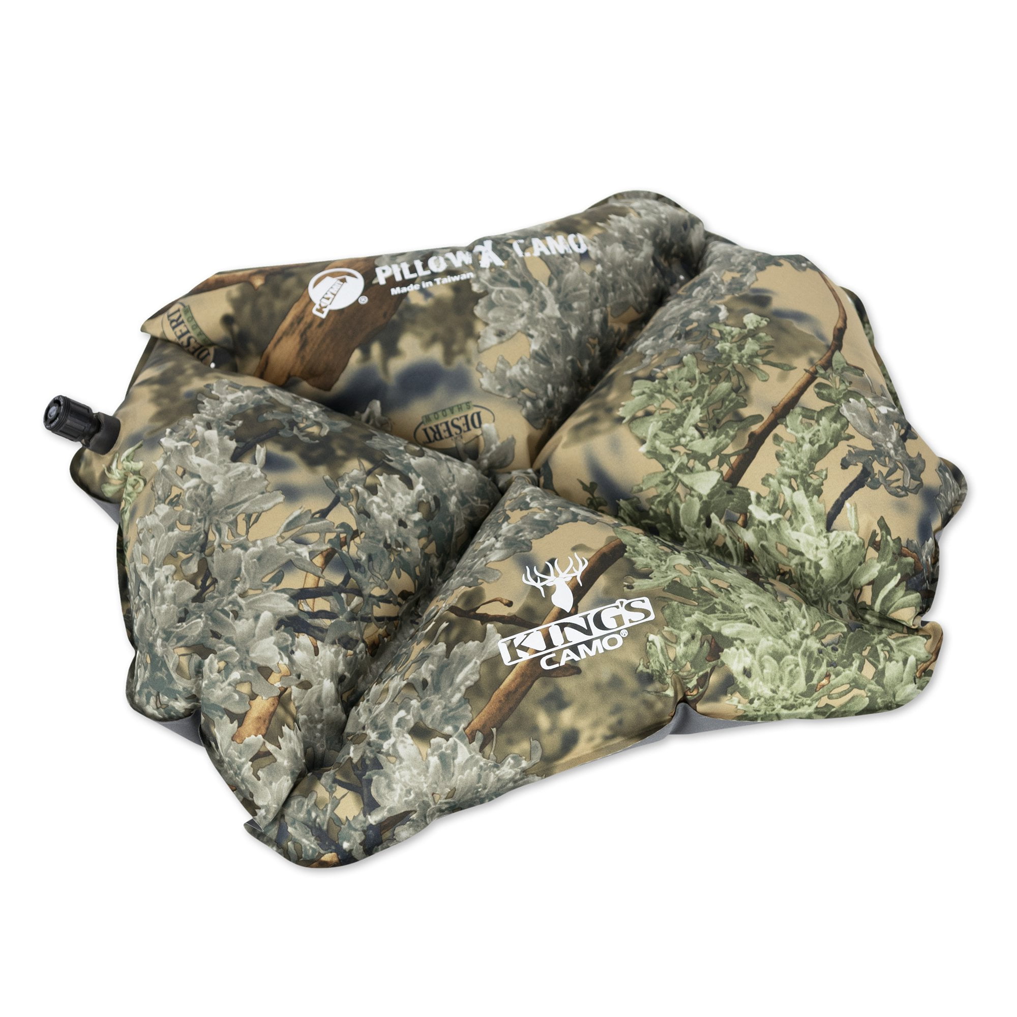 Klymit Pillow X King's Camping Pillow, Camo Green