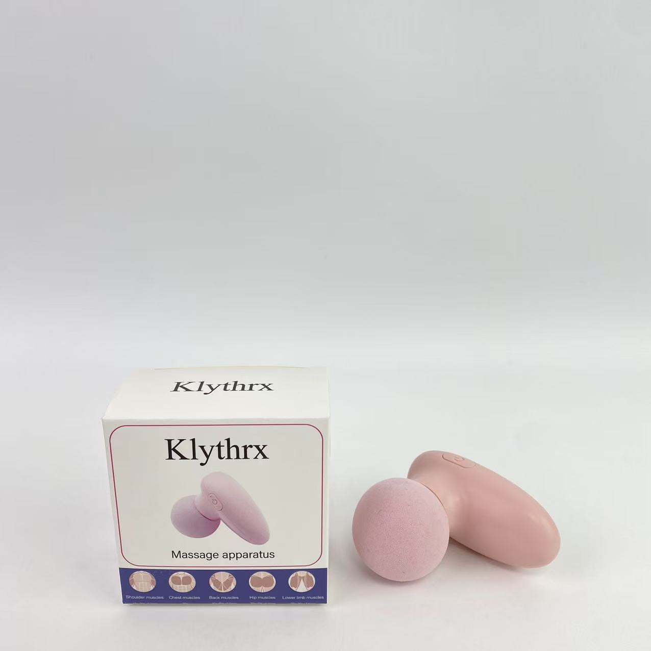 Klythrx Massage apparatus,Mini Massage Gun-Pink，Muscle Deep Tissue Massager Gun, Handheld Percussion Massager, Portable Quiet Massage Gun for Home Office Gym Motehr Day Gifts