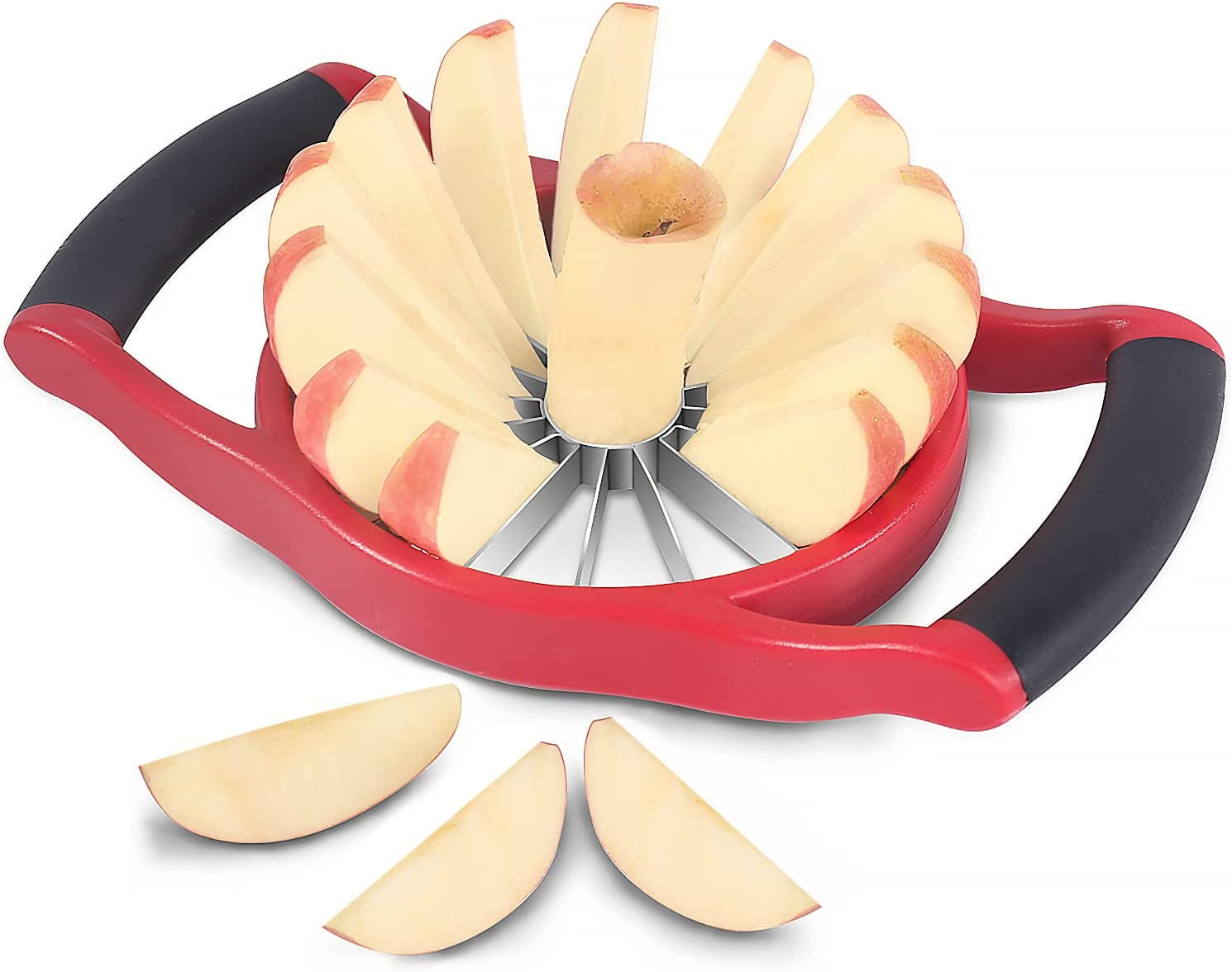Apple - ko Klzo 16-Slice Apple Slicer Corer, Durable Heavy Duty Cutter