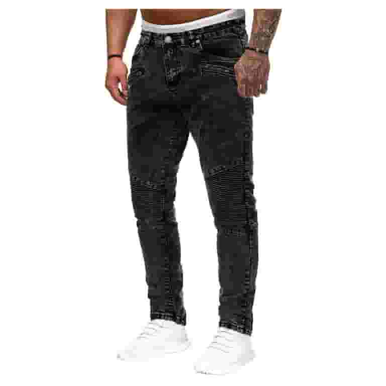 KmaiSchai Mens Pants Joggers Color Loose Casual With Zipper KmaiSchai Mens Pants Joggers Color Loose Casual With Zipper
