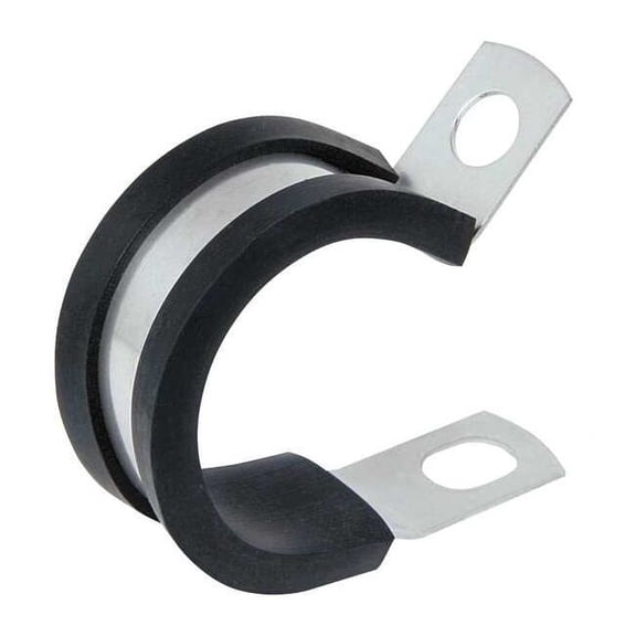Kmc Cable Clamp, Steel, 11/16 in Bundle Dia., Gray, 50 PK COL1109Z1