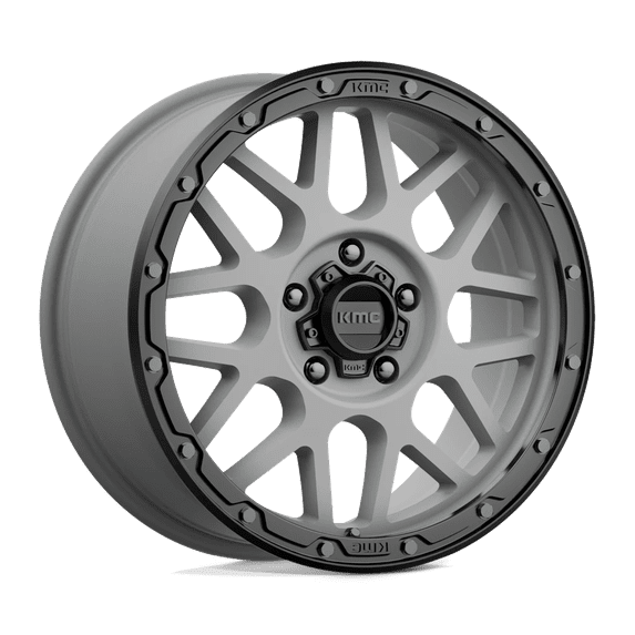 Kmc Km535 Grenade Off-Road 18X8.5 5X120 35Et 106.25Cb Matte Gray Matte Black Lip Wheel