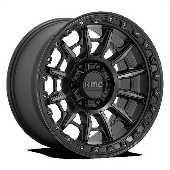 Kmc Km547 Carnage 17X9 5X127 -12Et 110.1Cb Satin Black With Gray Tint Wheel