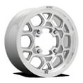 thumbnail image 1 of Kmc Ks133 Mesa Lite 15X6 4X137 38Et 112Cb Machined Wheel, 1 of 3