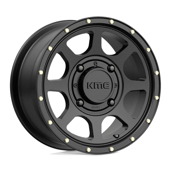 Kmc Ks134 Addict 2 14X7 4X137 38Et 132Cb Satin Black Wheel