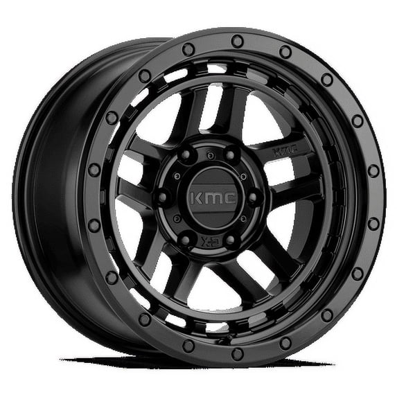 Kmc Recon 17X8.5 Satin Black Wheel
