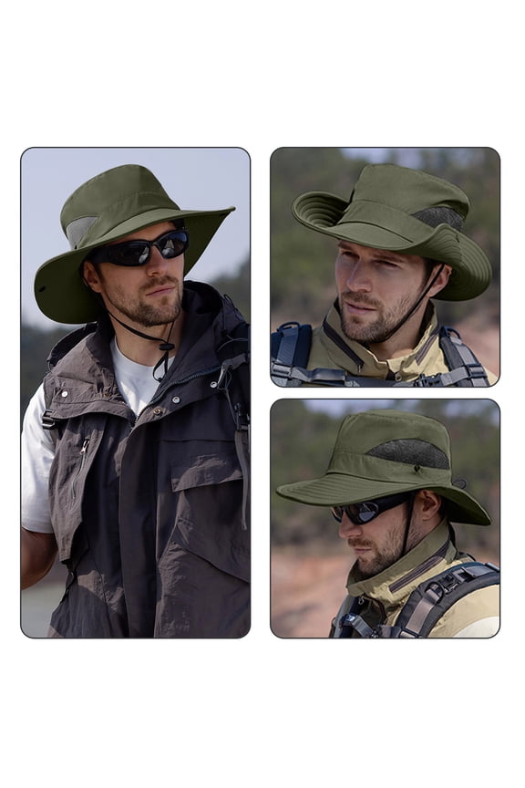 2 Ways To Wear Sunscreen Visor Hat Men And Women Hiking And Fishing Quick Dry Fisherman's Hat Breathable Visor Hat ,UPF50+ Wide-Brim Sun Hat