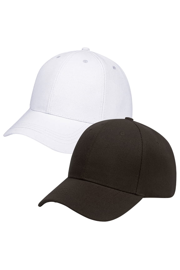 2PC Hat Light Board Color Baseball Men Hat ，Men's Vintage Washed Cotton Baseball Cap–Adjustable Fit & Breathable,Trucker Mesh-Back Hat