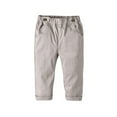 thumbnail image 1 of Kmdttou 50% off Clearance! Toddler Kids Big Boy Fashion Cute Solid Color Stripe Casual School Uniform Suit Pants Trousers, 1 of 4