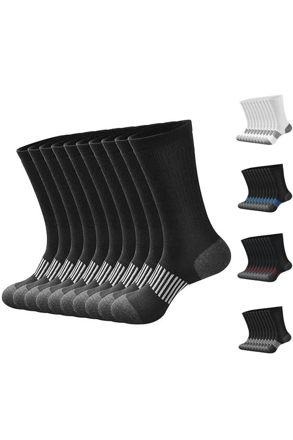 Athletic Running Socks Sports Tab Socks Men's Casual Solid Color Sweat-absorbing Breathable And Outdoor Socks For Sports