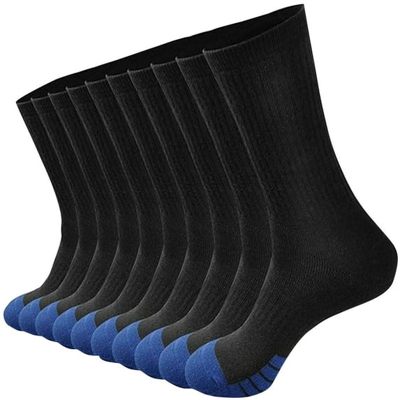 Kmdttou Athletic Running Socks Sports Tab Socks Men's Casual Solid Color Sweat-absorbing Breathable And Outdoor Socks For Sports