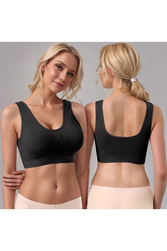 Bras for Women Push-Up Full Coverage Comfort Supportive Bra Women Leopard-Print Front Buckles Underwear No Steel Close Bra