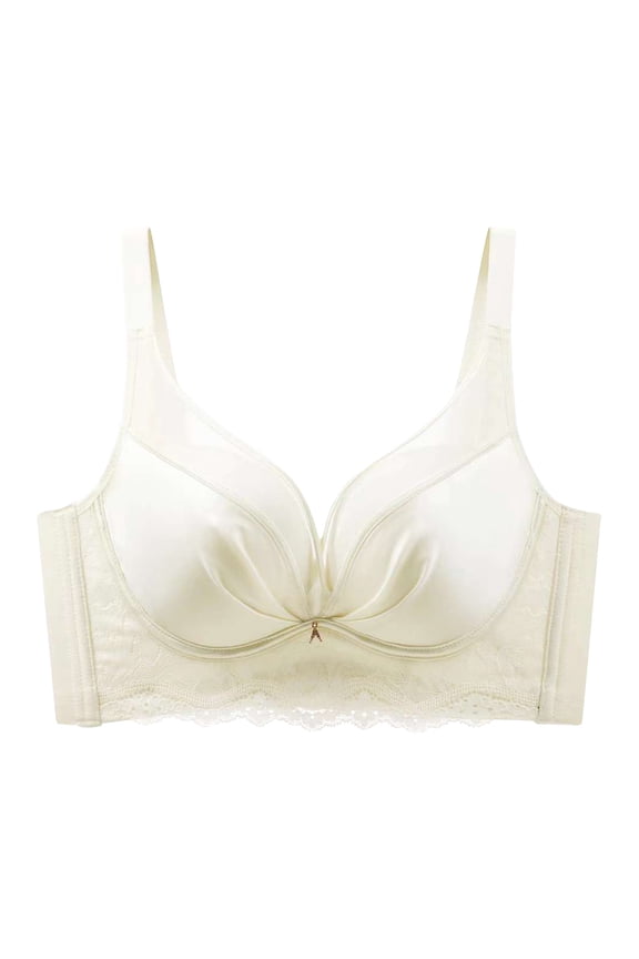 Bras for Women Push-Up Ladies' Hole Cup Adjustable Lace Gathered And Gathered Accessory Bra Without Steel Ring