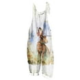 thumbnail image 1 of Kmdttou Cargo Pants Easter Print Sleeveless Two Pocket Casual Overalls Jumpsuit Jumpsuit Pants (Regular & Plus Size) S-5XL, 1 of 5