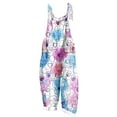 thumbnail image 1 of Kmdttou Cargo Pants Easter Print Sleeveless Two Pocket Casual Overalls Jumpsuit Jumpsuit Pants (Regular & Plus Size) S-5XL, 1 of 5