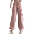 thumbnail image 1 of Kmdttou Cargo Pants Mid-waist Pocket Overalls Casual Pants In Spring And Summer, 1 of 8